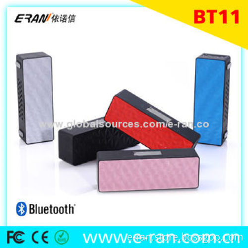 2014 ER-BT11 Bluetooth portable speaker, touch panel with micro SD card slot, for gifts